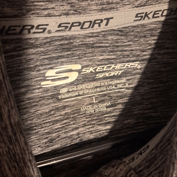Skechers Mens Activewear Quarter Zip Long Sleeve. LG - Picture 3 of 6